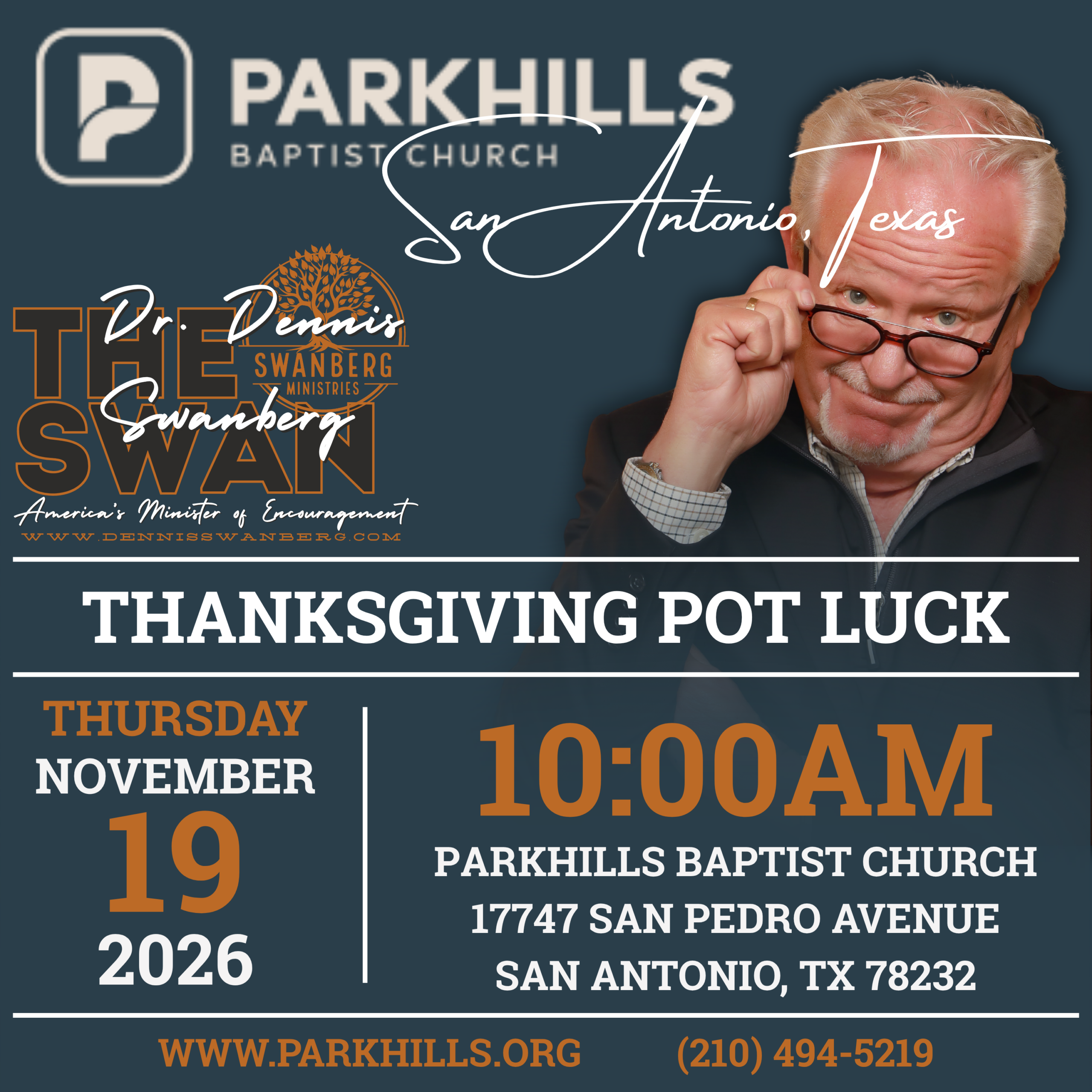 26.11.19 – Parkhills Baptist Church – San Antonio, TX
